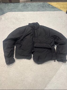 Simple Black Puffer Jacket